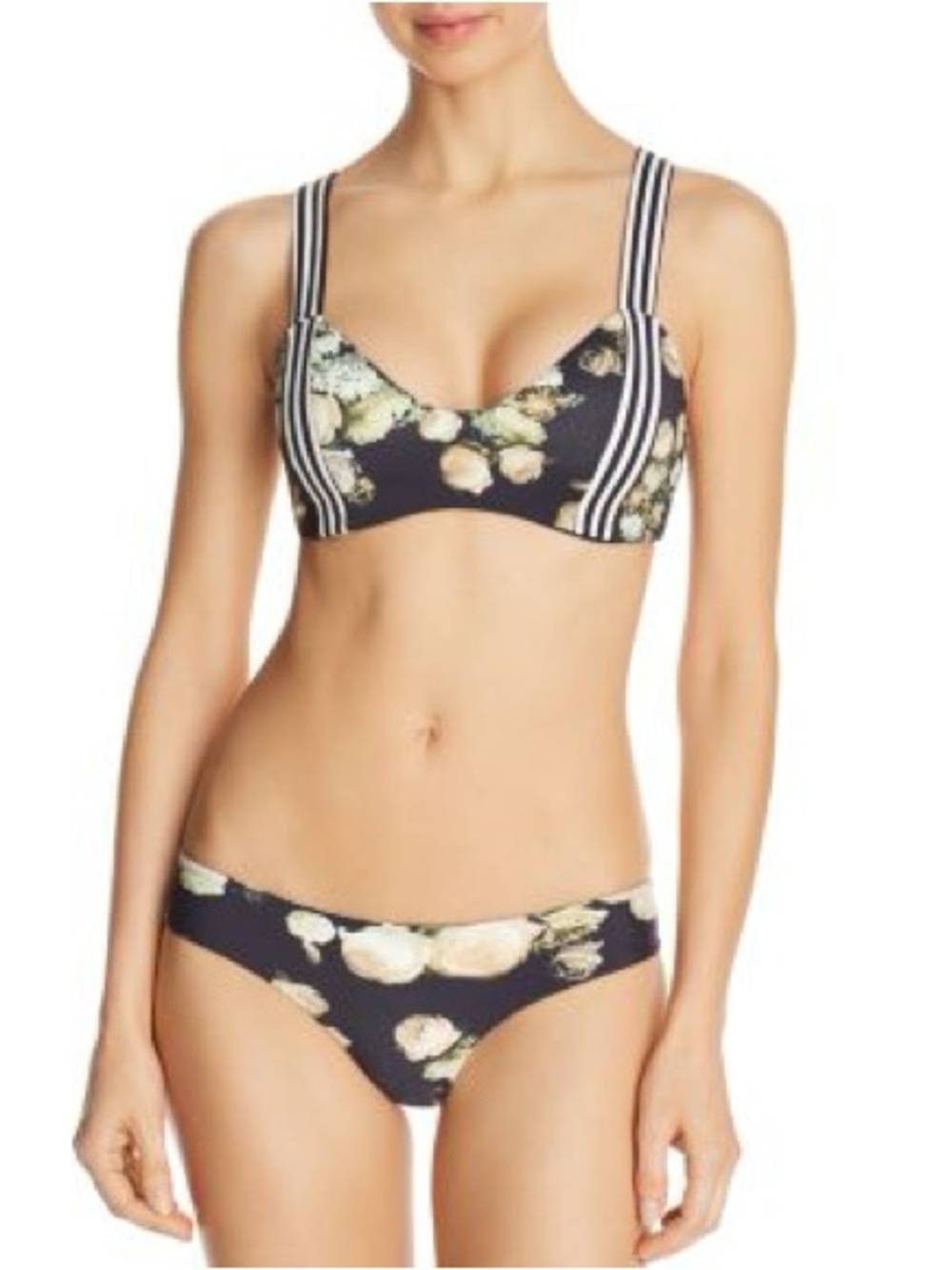 NWT Boys + Arrows Dancing Dixie Casanova  Bikini Top XS romantic floral